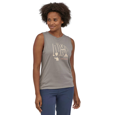 Polera Patagonia Mujer / W S Live Simply Cultivate Organic Muscle Tee